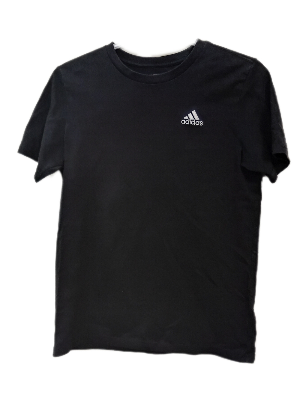 adidas Black Short Sleeve Logo Tee